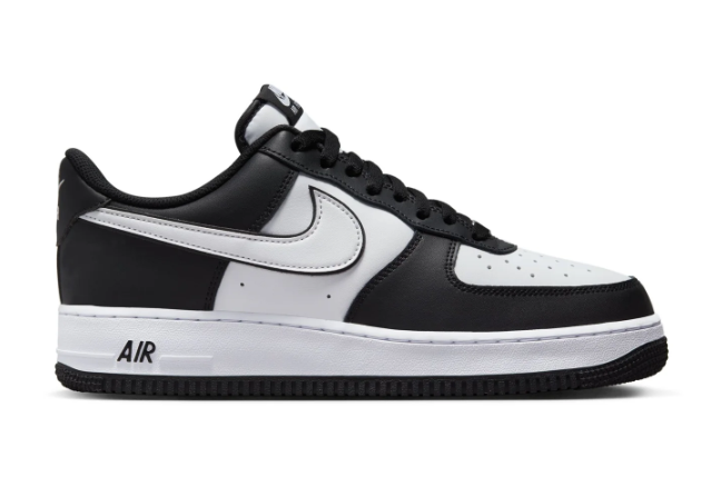 Nike Air Force 1 Low '07 'Panda' Black/White Men's Sneakers | Two Tone Margins