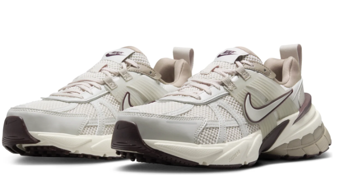 Nike V2K Run Women's 'Light Greenish Brown Khaki Earth Light Bone' | Quiet Terrain
