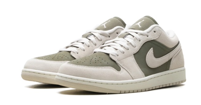 Air Jordan 1 Low SE Medium Olive Sail | Olive Fieldnotes