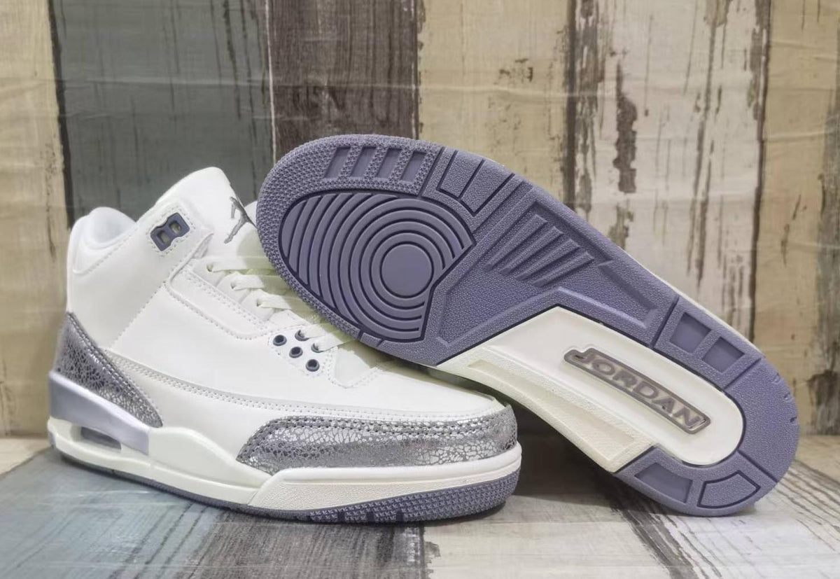 Air Jordan 3 Retro Men's Beige-Silver | Dune Meridian