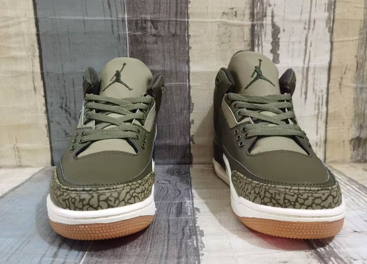 Air Jordan 3 Retro Men's Medium Olive | Woodland Interval