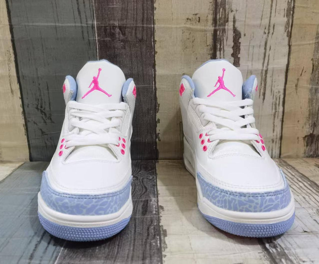 Air Jordan 3 Retro Men's Off-White/Pink/Red | Rose Undertone