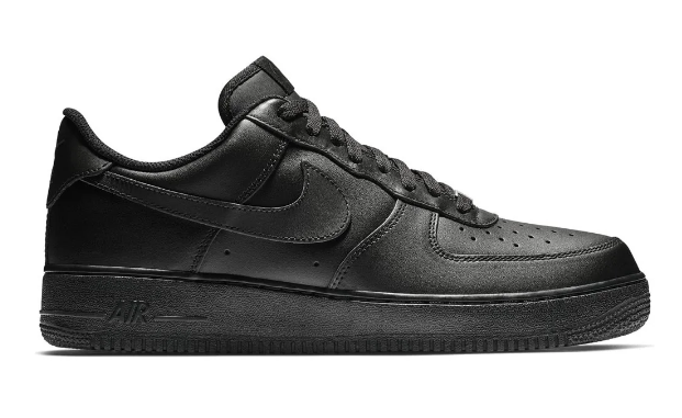 Nike Air Force 1 '07 Triple Black Men's Sneakers | Noir Mode