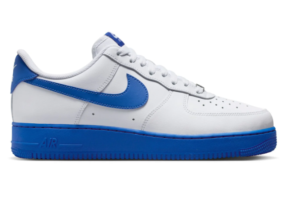 Nike Air Force 1 Low '07 White/Game Royal Men's Sneakers | Cobalt Footnotes