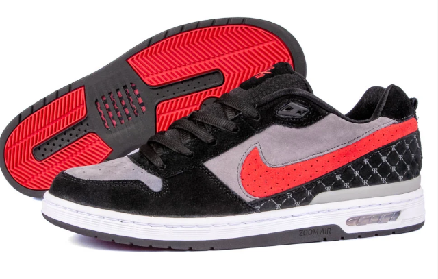 Nike SB Paul Rodriguez Zoom Air Low Black/Varsity Red/Flint Grey | Redline Session | SALE