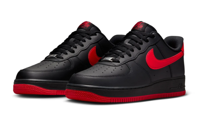 Nike Air Force 1 Low '07 'Bred' Men's Sneakers | Afterdark Ledger