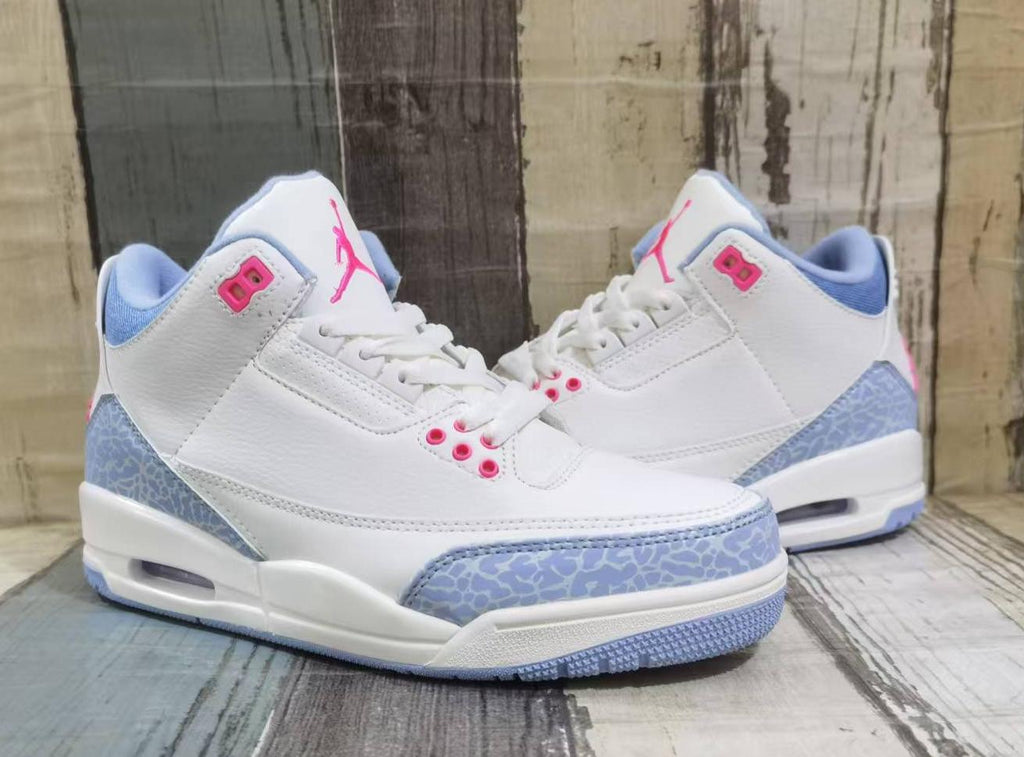 Air Jordan 3 Retro Men's Off-White/Pink/Red | Rose Undertone