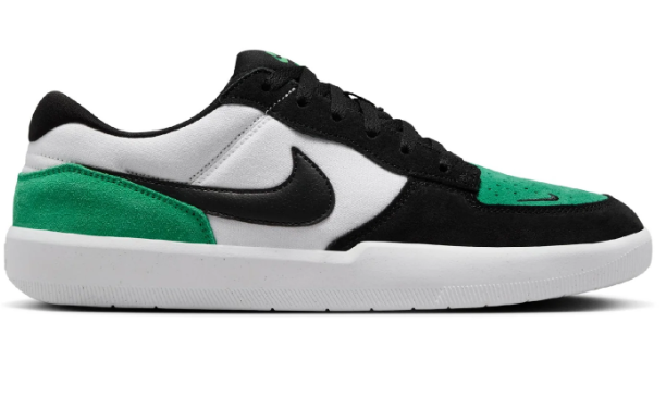 Nike SB Force 58 White/Black Stadium Green | Greenline Interlude
