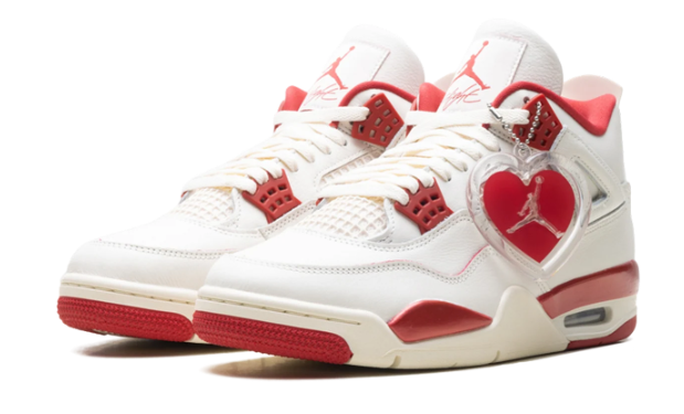 Air Jordan 4 WMNS Valentine's Day HV0823 108 | Heartfelt Detour