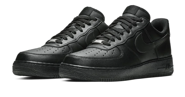 Nike Air Force 1 '07 Triple Black Men's Sneakers | Noir Mode