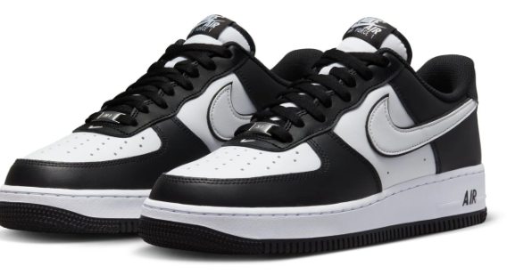 Nike Air Force 1 Low '07 'Panda' Black/White Men's Sneakers | Two Tone Margins