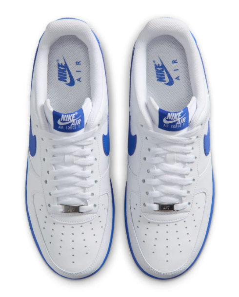 Nike Air Force 1 Low '07 White/Game Royal Men's Sneakers | Cobalt Footnotes